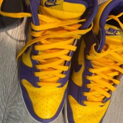 Nike Dunk High Retro "Lakers"