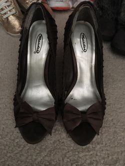 Brown Mandee Heels