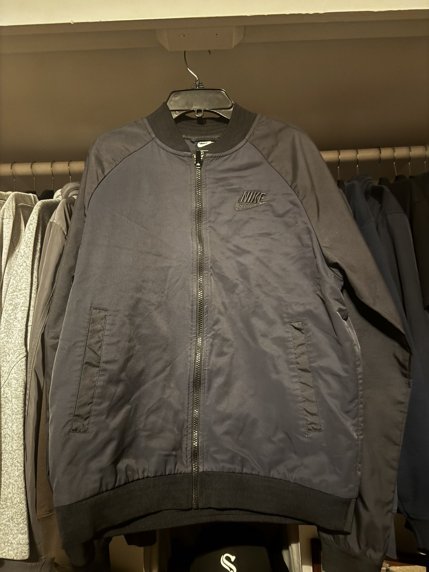 Nike Black Bomber Jacket