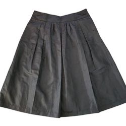 Women's Worthington Taffeta Skirt Size 12 Black NWT