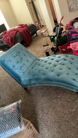 Tiffany Blue Chaise