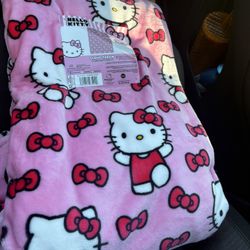 Hello Kitty Valentines Day Blanket 