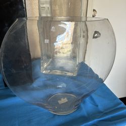 Beautiful Heavy Glass Vase