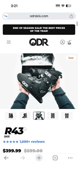 ODR R-43 skis (2020 model) black
