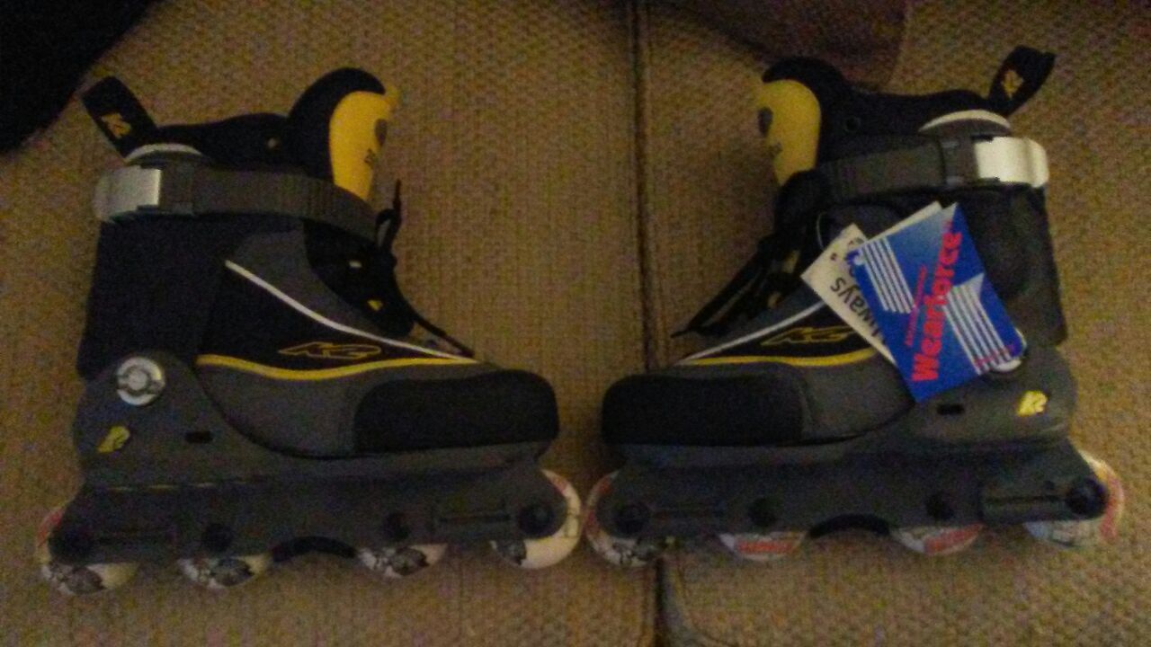K2 250cc aggressive rollerblades