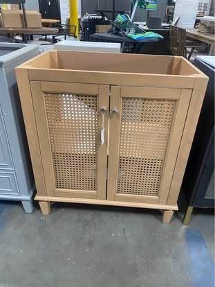 New assembled 30 Inch Bathroom Vanity NO Sink Freestanding Bathroom Vanity with Hidden Drawer