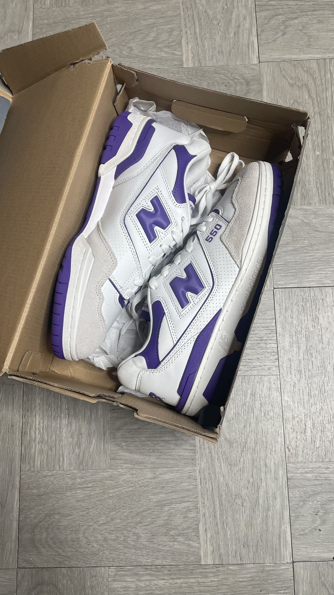 New Balance 550 ‘White Purple’