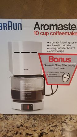 Braun, Aromaster coffee maker.