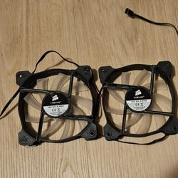 Corsair AF 120mm fan with white LED, Quiet Edition - 1500 rpm - 2 pack