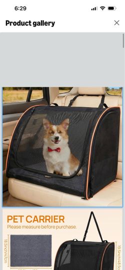 DOG CAR SEAT MEDIUM SIZE
