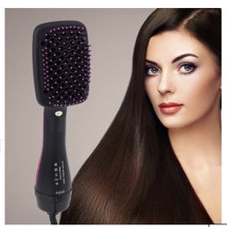 Hair Dryer Brush, One-Step Hair Dryer and Brush Styler, 2020 Upgraded Anion Hot Air Brush for Fast Drying Straightening, Electric Blow Dryer for All H