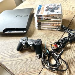PlayStation 3 With Games An Controllers