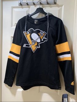 Brand New! Adidas NHL Pittsburgh Penguins Hoodie Jersey Pullover Men Size S Black