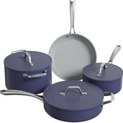 BNIB CIARRA Non Stick Cookware Set, Ceramic Pots and Pans Set with Lid