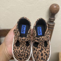 Keds Leopard Print Toddler Size 5