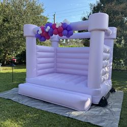 Purple Bounce House  12x12 And Blower