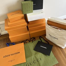 Luxury Designer Bags & Boxes LV Chanel Gucci