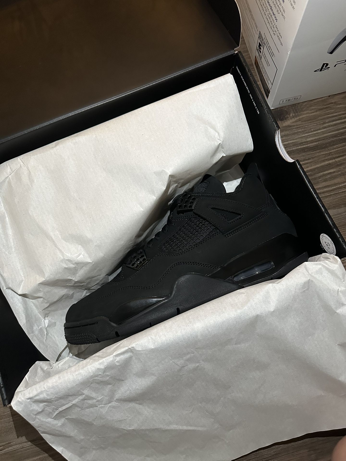 Jordan Retro 4 “Black Cat” Sizes 10.5 & 13M 