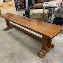 Wood Bench