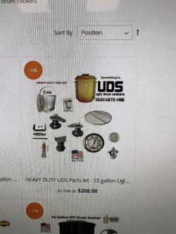 Barrel smoker kit & Drum- UDS