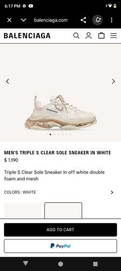 Men's size 10 Balenciagas