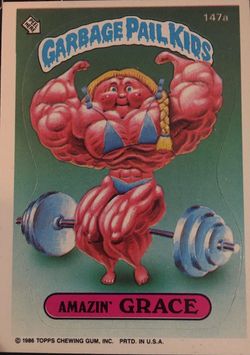 Rare garbage pail card