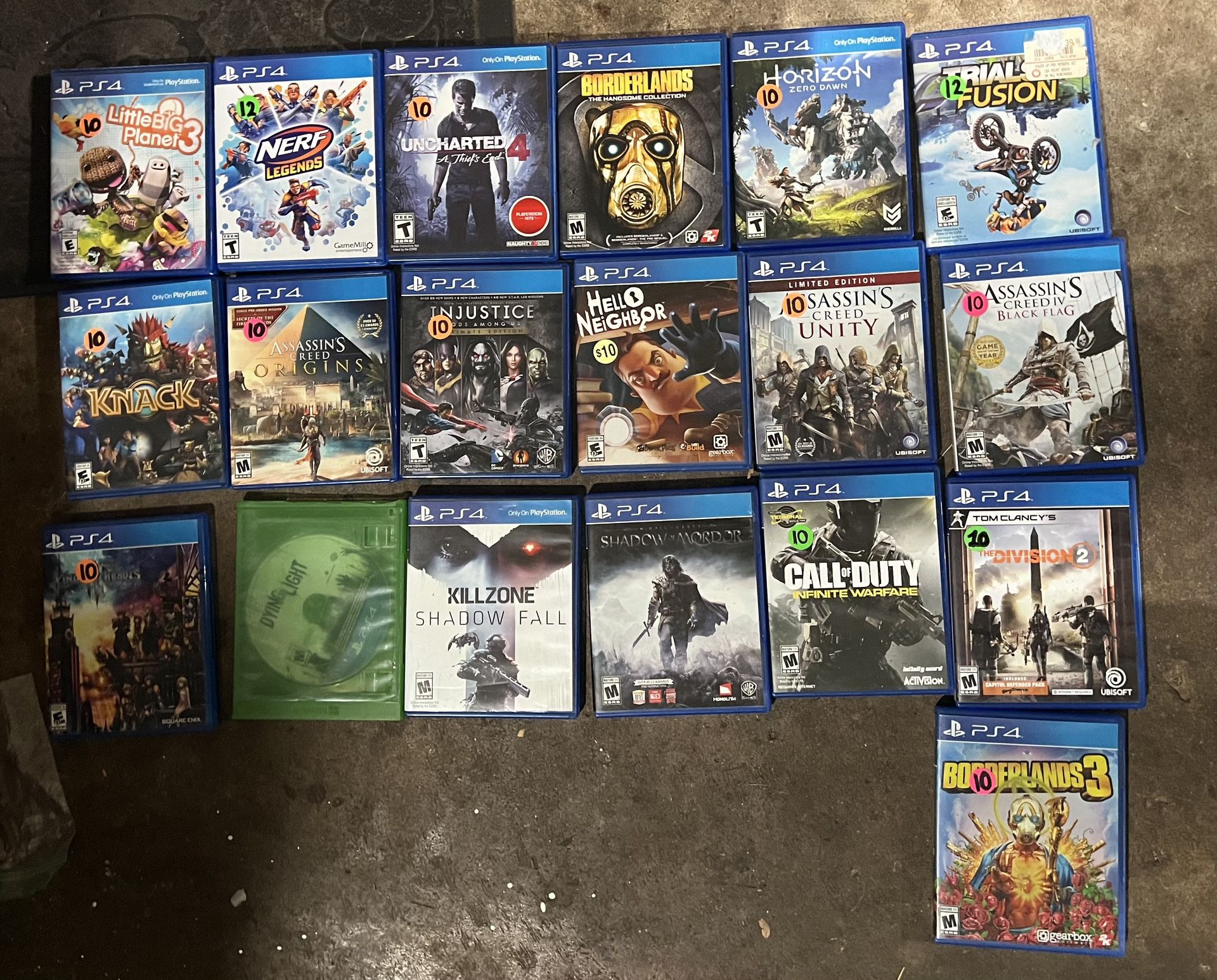 Ps4 Games Each $10