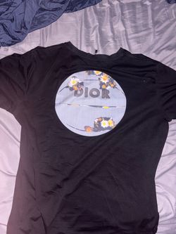 Dior Floral Basketball Graphic T-Shirt