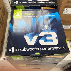 JL Audio 10 Inch Subwoofer 10w0v3-4 Brand New In Box 
