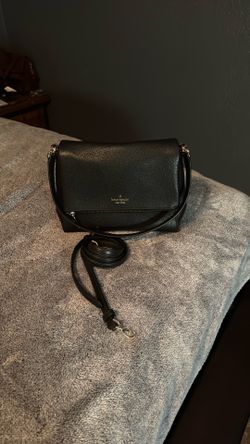 Kete Spade Bag Leather  black shoulder  Bag Good Condition