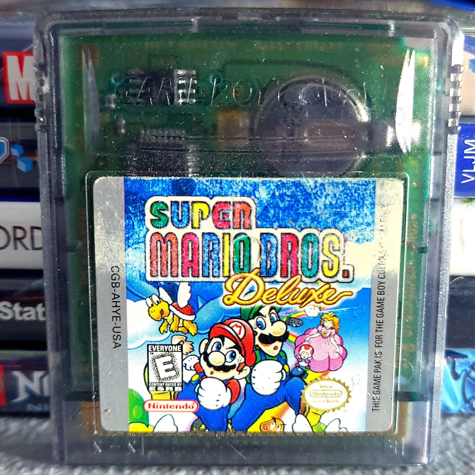 Super Mario Bros. Deluxe In Case (Nintendo Game Boy Color, 1999)  *TRADE IN YOUR OLD GAMES FOR CSH OR CREDIT HERE/WE FIX SYSTEMS