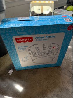 Fisher-Price Animal Activity Jumperoo – Excellent Condition! 🐵🐘🎵