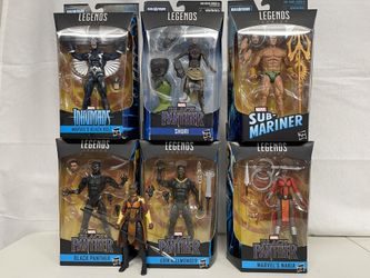 Marvel Legends Black Panther Okoye Wave with extra Shuri Figure
