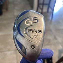 Ping G5 5 Hybrid 25* TFC100H Soft Regular Graphite Mens RH