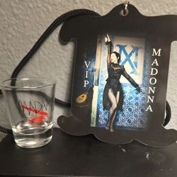 MADONNA MADAME X VIP LAMINATE + SHOT GLASS