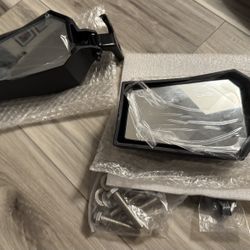 KAITIMOTO Adjustable Side Rearview Mirror for Pioneer 1000 16-25, Foldable Rear View Mirror Shatterproof HD Glass for Honda Pioneer 1000 2016-2025 Acc