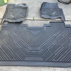 Used 2022 F-150 XLT Crew Cab Front & Rear Rubber Mats – OEM Fit