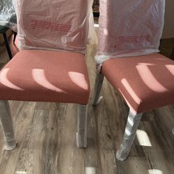 TMS Eliana Dining Chair, Set of 2, Summer Pink