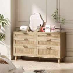 Brand New In Box！Target Solid Wood 6-Drawer Dresser – Great Storage