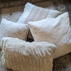 4 Pottery Barn Accent Pillows