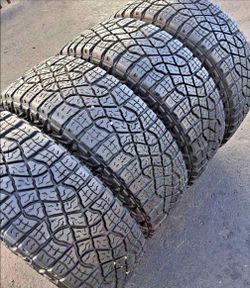 325-65R18 LT Goodyear Brand tires 😎🏁For sale 🏷️💯tires usadas en perfecta condición 80%life (4)