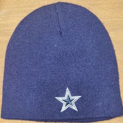 Dallas Cowboys Authentic Knit Beanie Blue
