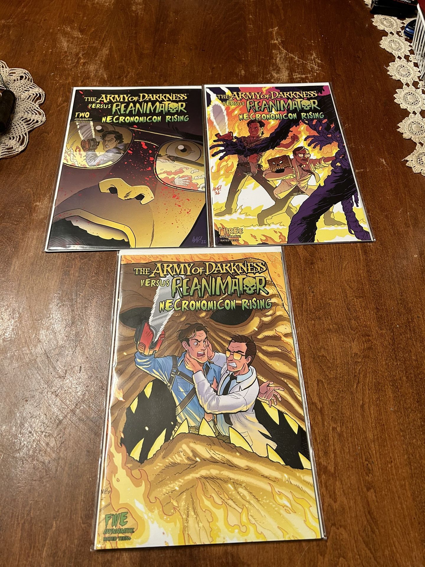 The Army of Darkness Versus Reanimator Comics