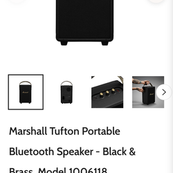 Marshall Bluetooth speaker