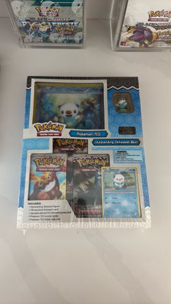 (FS/FT) Pokemon 2011 outstanding oshawott box b&w black and white