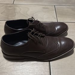 Brown dress shoes