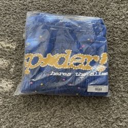 Blue Sp5der Hoodie