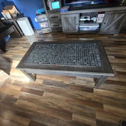 Used Coffee Table And Side Table