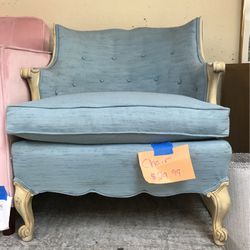 Blue Sofa Chair 