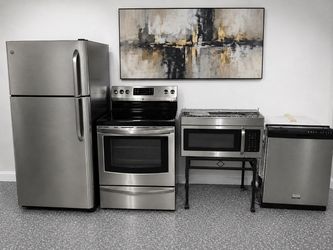 Stainless Steel Kitchen Appliance Set – 4 Pieces
